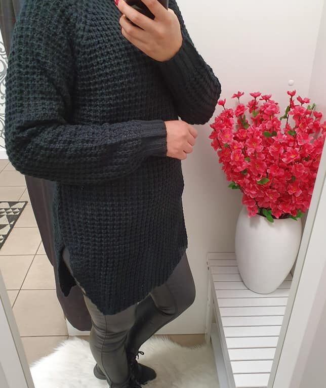 Sweater dress – Black