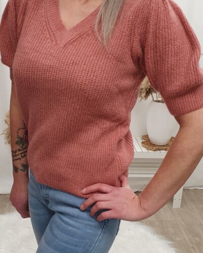 Sweater short sleeves – Pink