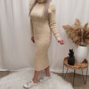 Sweater dress – Beige