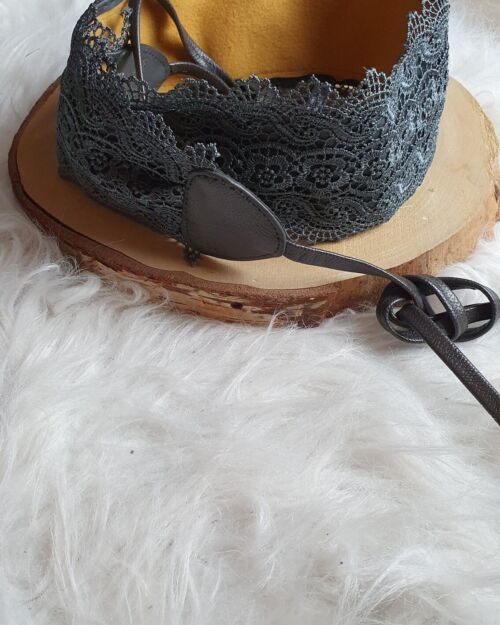 Waist lace belt – Grey